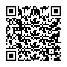 Código QR para número de teléfono +9518175666