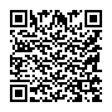 Codice QR per il numero di telefono +9518175850