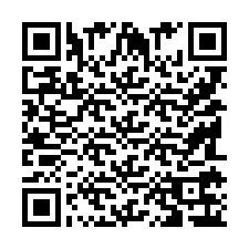 Código QR para número de telefone +9518176381