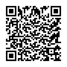 QR-koodi puhelinnumerolle +9518176501