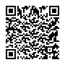 QR-koodi puhelinnumerolle +9518176605