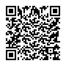 Código QR para número de telefone +9518176608