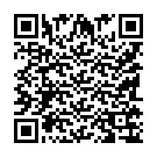 Codice QR per il numero di telefono +9518176764