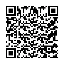 QR Code pour le numéro de téléphone +9518177001