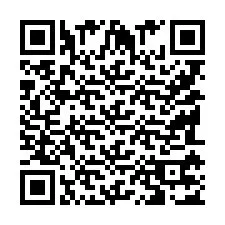 QR код за телефонен номер +9518177004