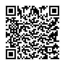 QR код за телефонен номер +9518177006