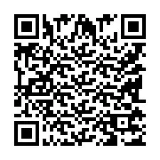 Codice QR per il numero di telefono +9518177032