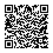 QR-koodi puhelinnumerolle +9518177185