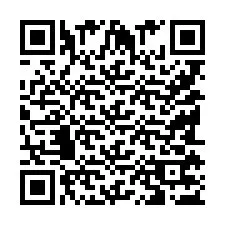 QR Code pour le numéro de téléphone +9518177238