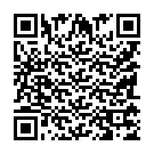 QR Code pour le numéro de téléphone +9518177414