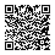 Codice QR per il numero di telefono +9518177443