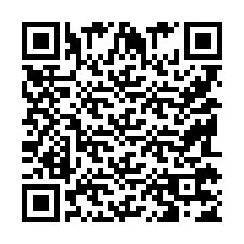 Código QR para número de telefone +9518177491