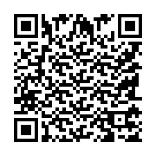 QR-koodi puhelinnumerolle +9518177508