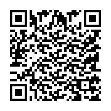 QR-код для номера телефона +9518177548