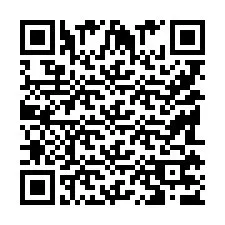 QR-код для номера телефона +9518177621