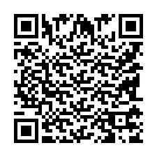 QR код за телефонен номер +9518177802