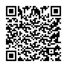 Codice QR per il numero di telefono +9518177808