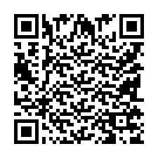 Codice QR per il numero di telefono +9518177863