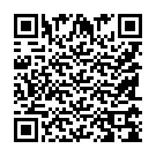 Código QR para número de telefone +9518178009