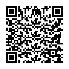 Codice QR per il numero di telefono +9518178028