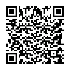 QR-код для номера телефона +9518178108