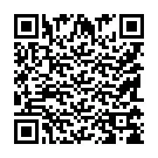 QR-код для номера телефона +9518178611