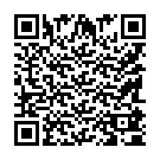 Código QR para número de teléfono +9518180021