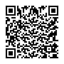 Código QR para número de telefone +9518180040