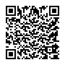 QR-koodi puhelinnumerolle +9518180088