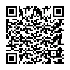 QR код за телефонен номер +9518180111