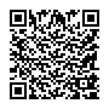 QR код за телефонен номер +9518180145