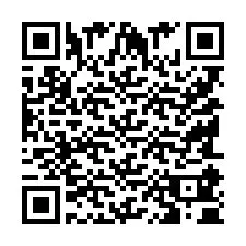 Kod QR dla numeru telefonu +9518180408