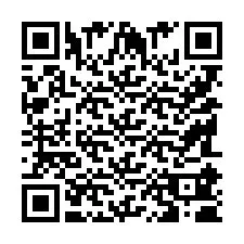 QR код за телефонен номер +9518180601