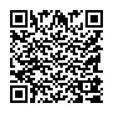 QR-code voor telefoonnummer +9518180744