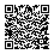 QR-koodi puhelinnumerolle +9518180750