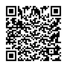 QR-koodi puhelinnumerolle +9518183025