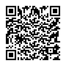 QR-koodi puhelinnumerolle +9518183400