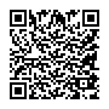 QR код за телефонен номер +9518183833