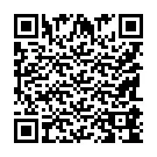 QR Code pour le numéro de téléphone +9518184015