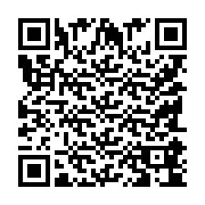 QR код за телефонен номер +9518184018