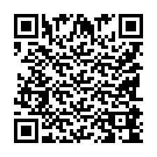 Código QR para número de teléfono +9518184026