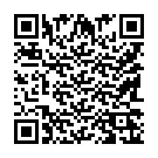 QR-code voor telefoonnummer +9518326121