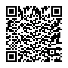 QR-code voor telefoonnummer +9518332605