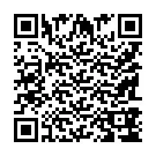 QR-koodi puhelinnumerolle +9518384345