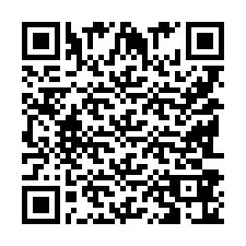 QR-koodi puhelinnumerolle +9518386036