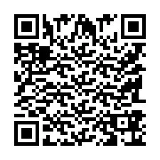 QR-koodi puhelinnumerolle +9518386044