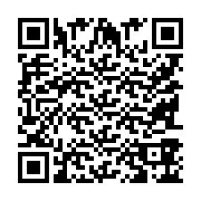 QR-koodi puhelinnumerolle +9518386283