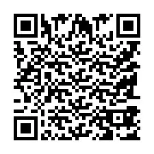 Código QR para número de telefone +9518387008