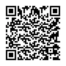 QR-code voor telefoonnummer +9519007682