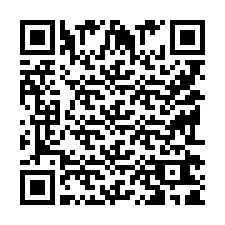 Codice QR per il numero di telefono +9519261912